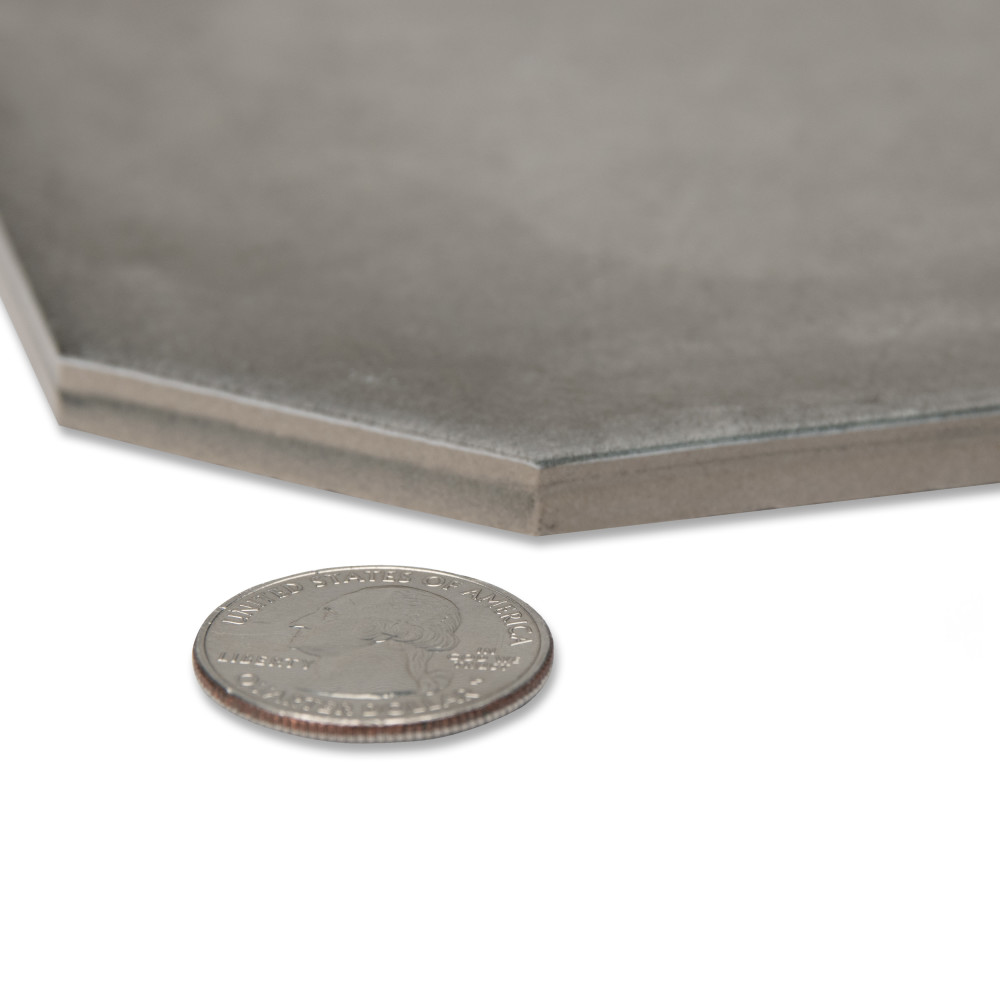 Laverton Octagon Grafito with Taco Nieve 7-7/8 in. x 7-7/8 in. Porcelain Floor and Wall Tile
