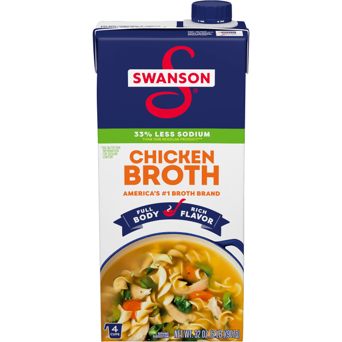 Natural Goodness® 33% Less Sodium Chicken Broth