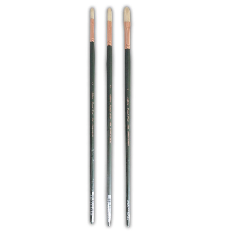 Grand Prix Small Long Filberts, 3 Brushes