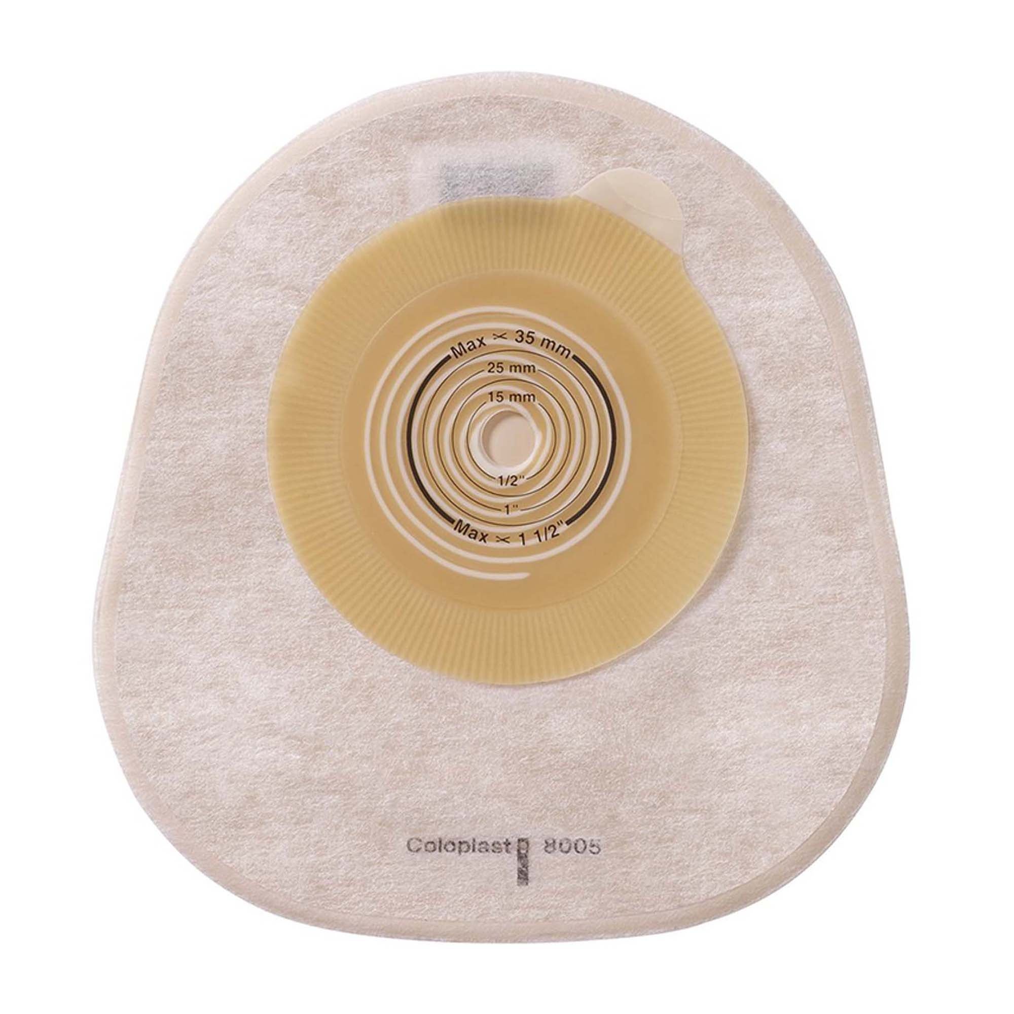 Assura® One-Piece Transparent Colostomy Pouch, Cut to Fit 10 – 35mm Stomas