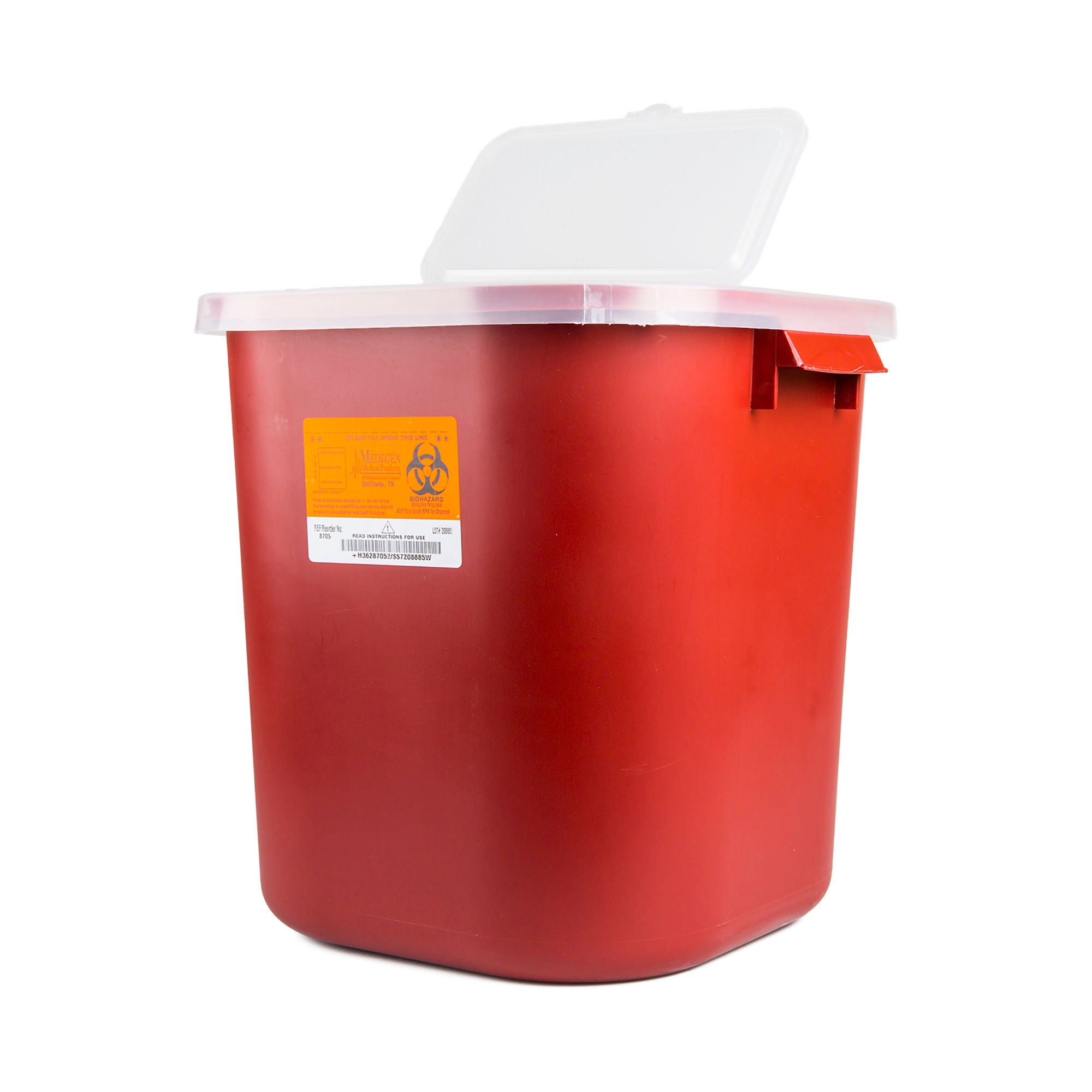 Sharps® Multi-purpose Sharps Container, 8 Gallon, 14 x 13.75 x 13.75 Inch