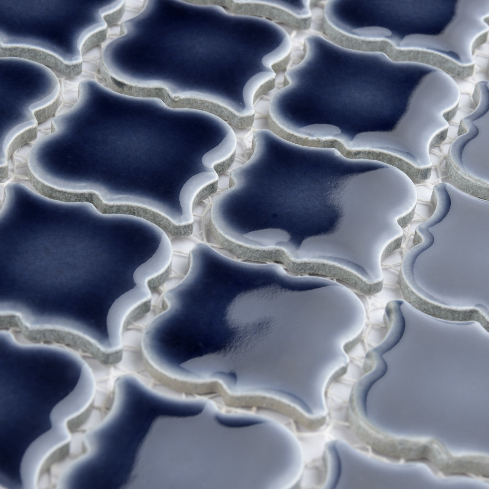 Hudson Tangier Noir 12-3/8 in. x 12-3/8 in. Porcelain Mosaic Tile