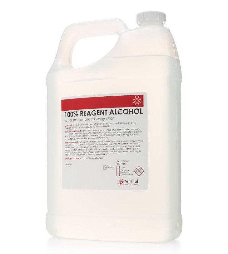 StatLab Medical Products REAGENT, ALCOHOL 100% 1GL (4/CS)