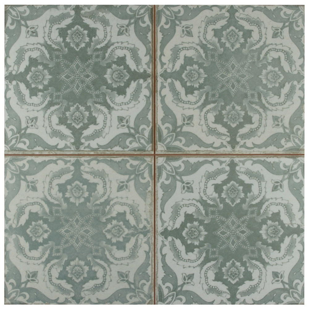 Kings Original Seagate 17-5/8 in. x 17-5/8 in. Ceramic Floor and Wall Tile