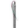 Fixture Whip with Snap-In Connectors Solid Wire 6 ft. 14 AWG 3-Conductor Black/White/Green