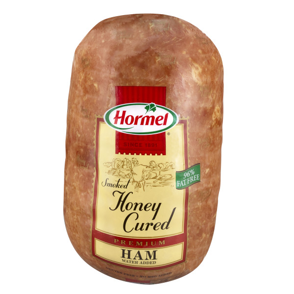 HORMEL(r) Smoked Honey Cured Premium Ham, Water Added, 2 pc . C1C1 - Front Center In Package (Hi Res)