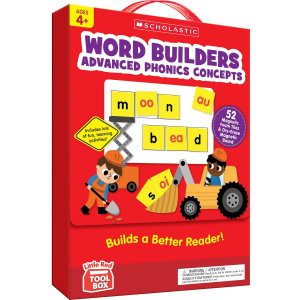 Little Red Tool Box: Word Builders Phonics Tiles: Advanced Phonics Concepts