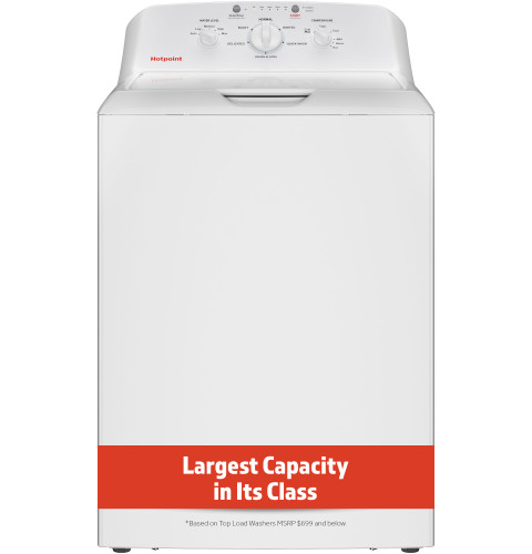 Hotpoint® 4.0 cu. ft. Capacity Washer with Stainless Steel Basket,Cold Plus and Water Level Control​