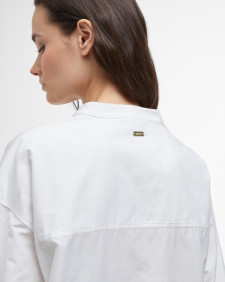 Alma Shirt Dress Classic White
