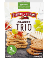 10-ounce packages Pepperidge Farm® Cracker Trio (about 96 crackers)