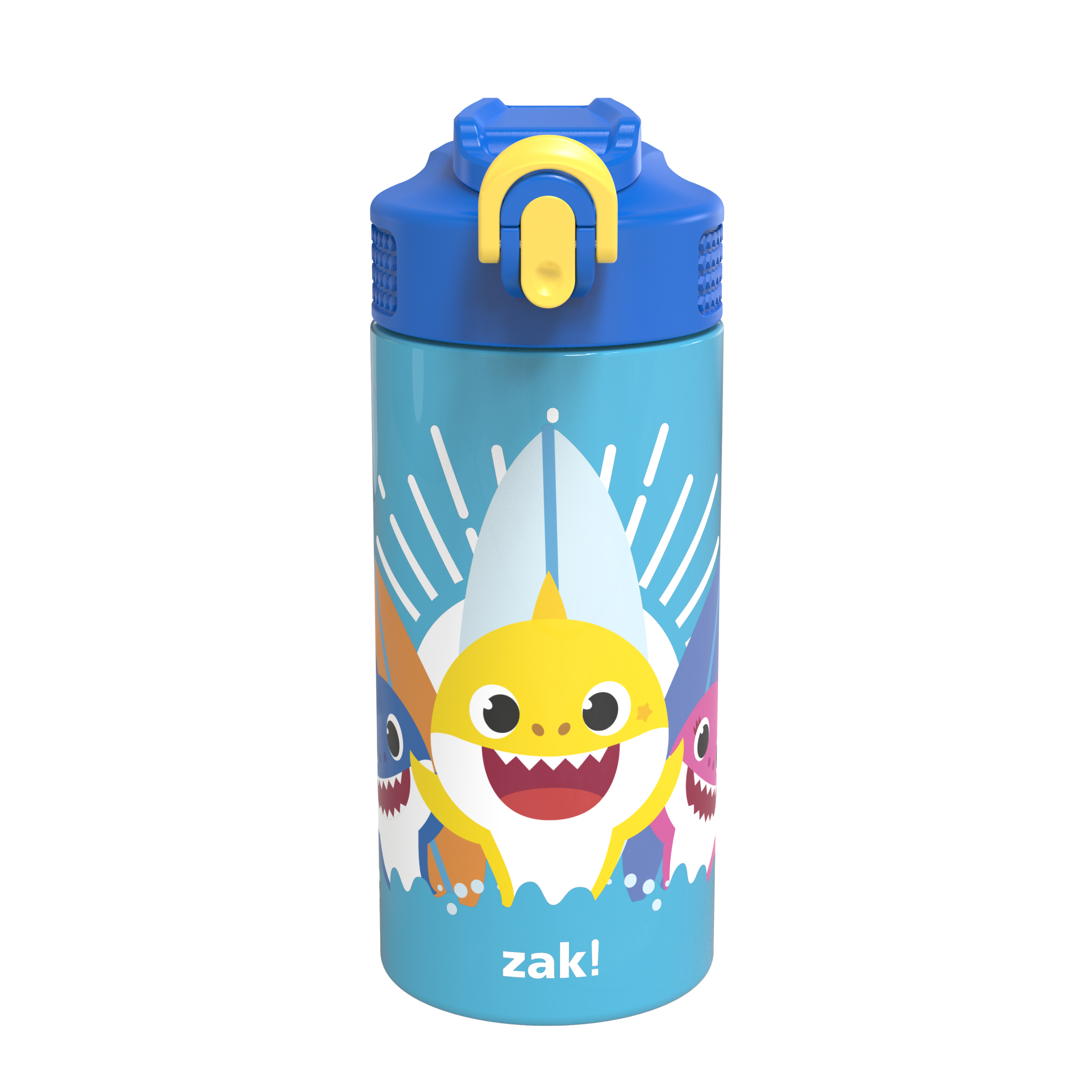 Pinkfong 14 ounce Stainless Steel Vacuum Insulated Water Bottle, Baby Shark slideshow image 1