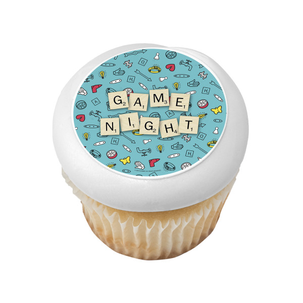 Hasbro Scrabble Game Night PhotoCake® Edible Image®
