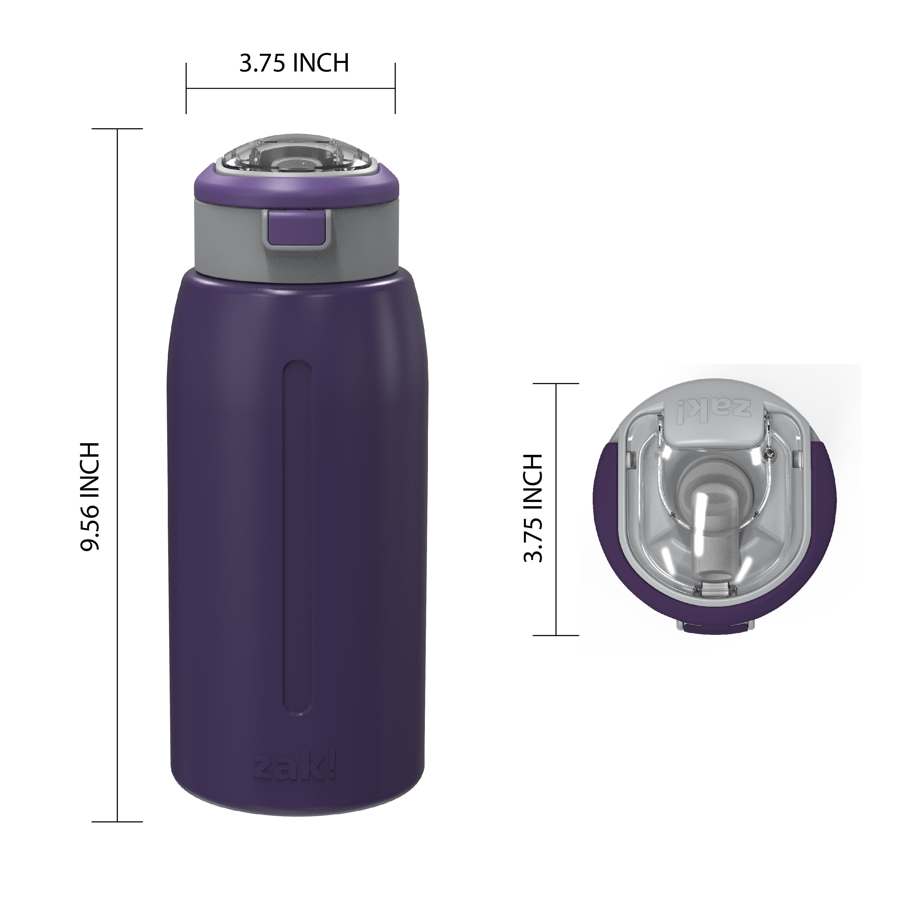 Genesis 32 ounce Stainless Steel Water Bottles, Viola slideshow image 8 Genesis 32 ounce Stainless Steel Water Bottles, Viola slideshow image 8