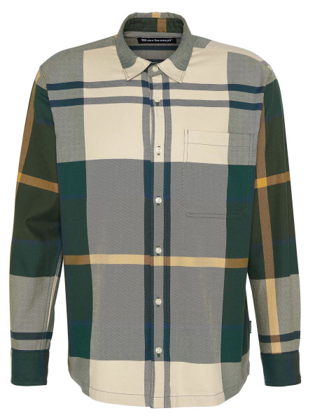 Renford Oversized Long-Sleeved Tartan Shirt Renford Oversized Long-Sleeved Tartan Shirt