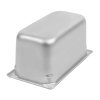 Third-size 6-inch-deep Super Pan V® stainless steel steam table pan