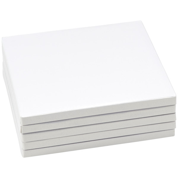 8" Square White Foil Cake Board