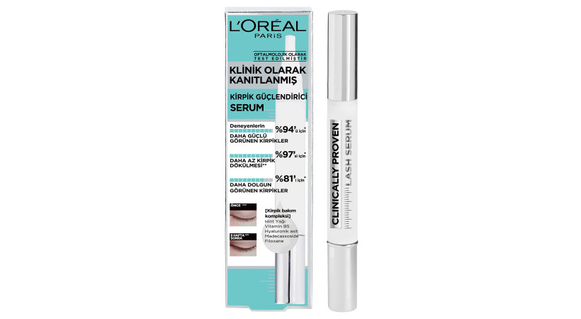 L'Oréal Paris Klinik Olarak Kanıtlanmış Kirpik Güçlendirici Serum