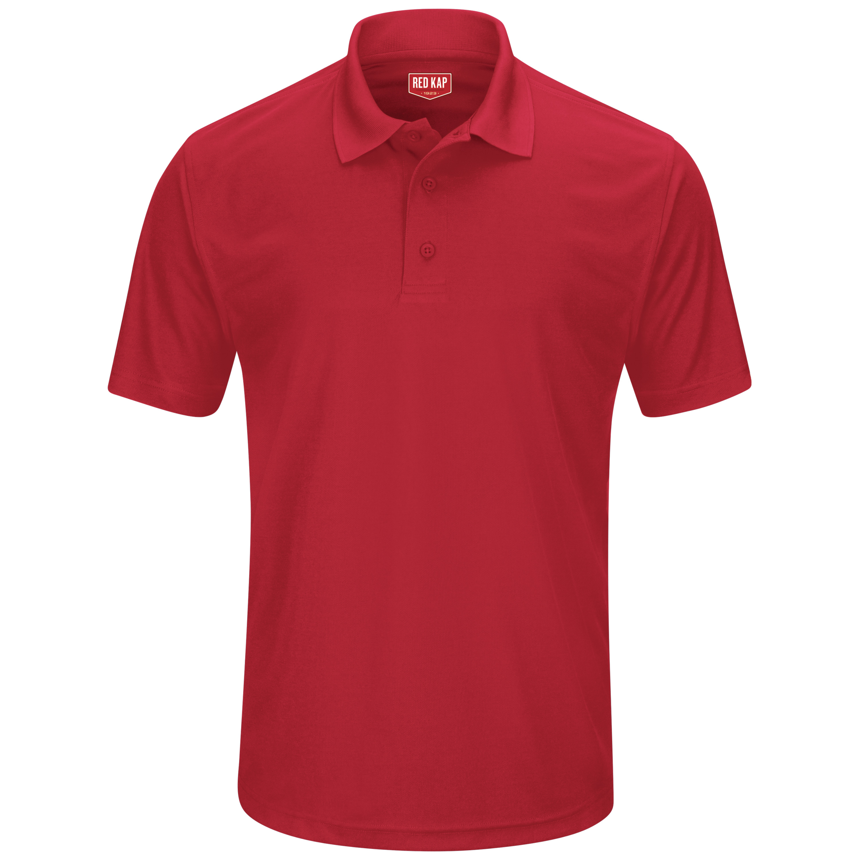 Polo Red Kap para hombre manga corta rendimiento tejido sin bolsillos Core - Imagen 18 de 23
