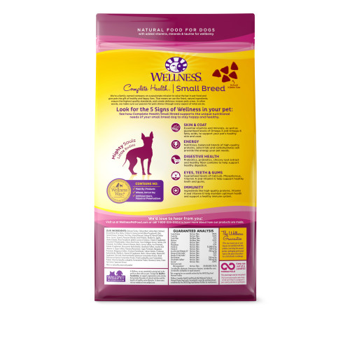 Wellness Complete Health Grained Small Breed Turkey & Oatmeal