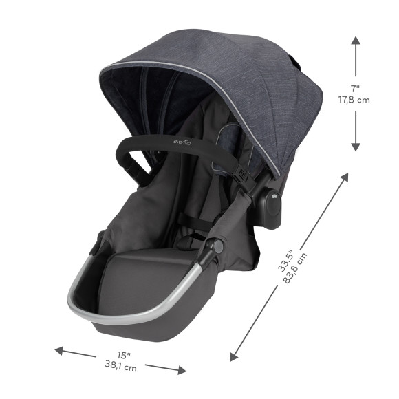 Pivot Xpand Stroller Second Toddler Seat Specifications