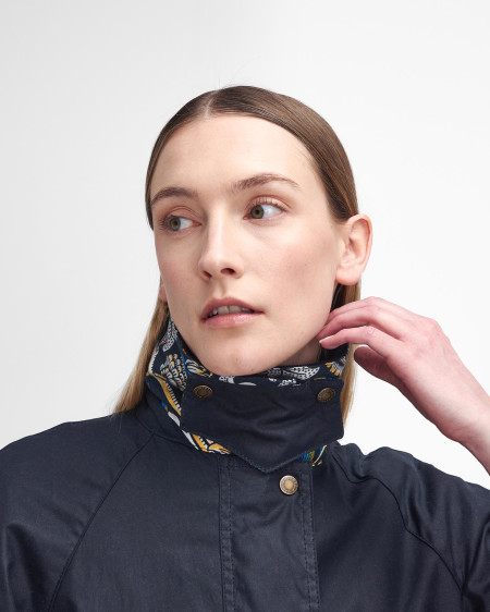 Barbour x William Morris Gallery Shelton Waxed Jacket