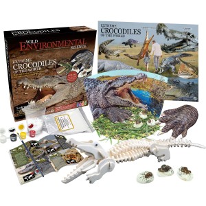 Extreme Crocodiles of the World - For Ages 6+ - Create and Customize Models and Dioramas - Study the Most Extreme Animals