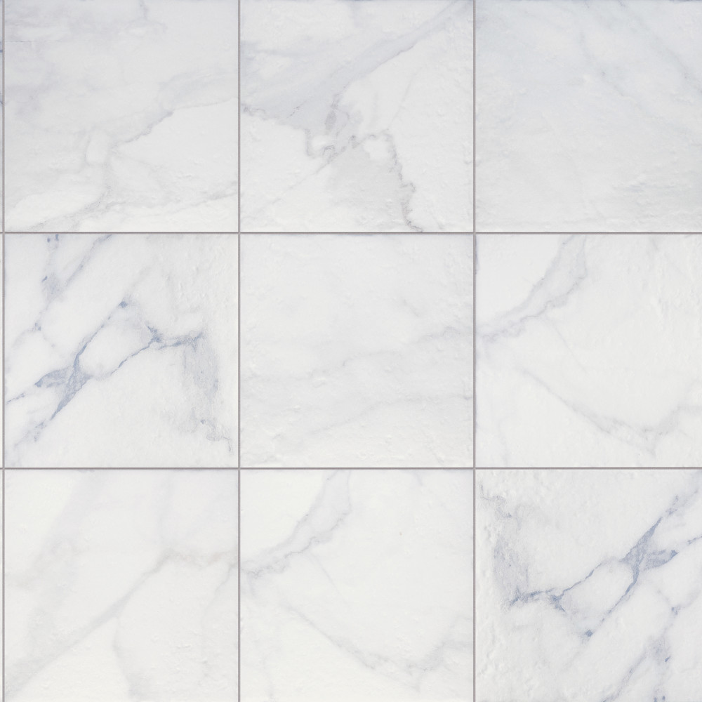 Versailles Carrara 7-7/8 in. x 7-7/8 in. Porcelain Floor and Wall Tile