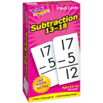 TREND Subtraction 13-18 Skill Drill Flash Cards T-53104