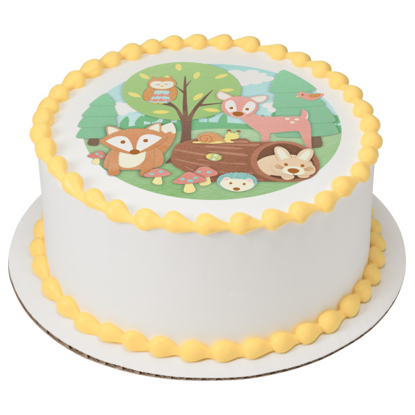 Woodland Buddies PhotoCake® Edible Image®