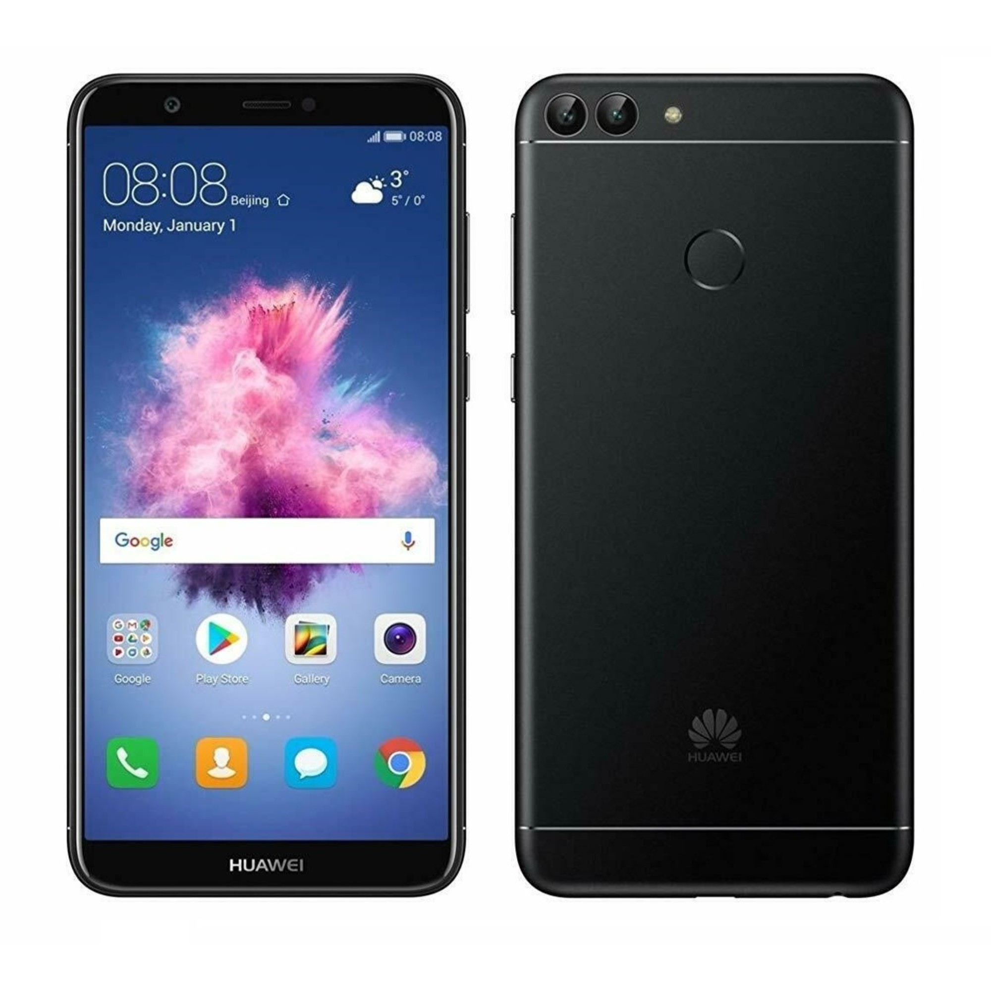 Huawei Y9 (2018) FLALX3 32GB GSM Unlocked Android SmartPhone Black