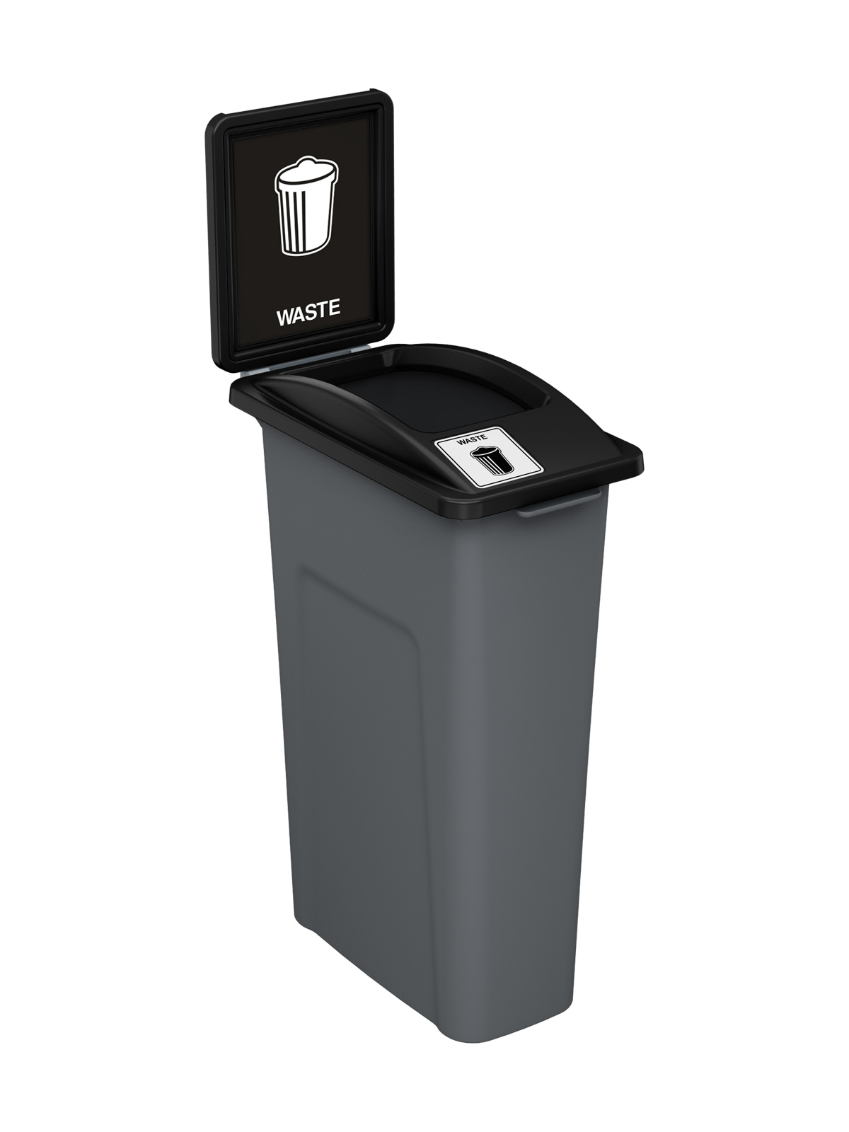 WASTE WATCHER – Single – Kit – Waste – Full – Grey PCR-Black PCR