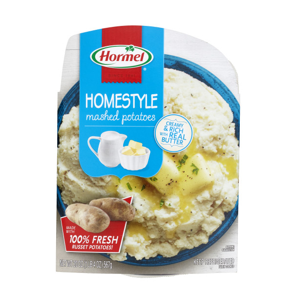 HORMEL(r) Homestyle Mashed Potatoes 6/20 oz . C1CB - Front Center Inner Pack (Hi Res)