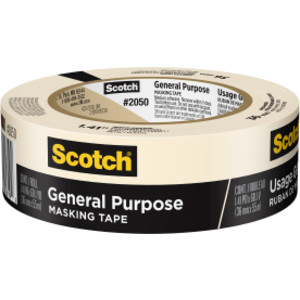General Purpose Masking Tape, 1.41 in x 60.1 yd (36mm x 55m), 1 Roll
