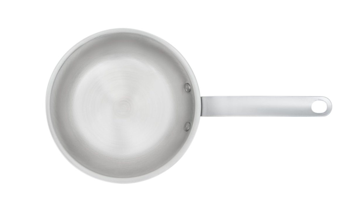 7-inch Wear-Ever® aluminum fry pan with natural finish and plated handle