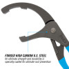 2012 12-inch Oil Filter/PVC Angled Head Pliers