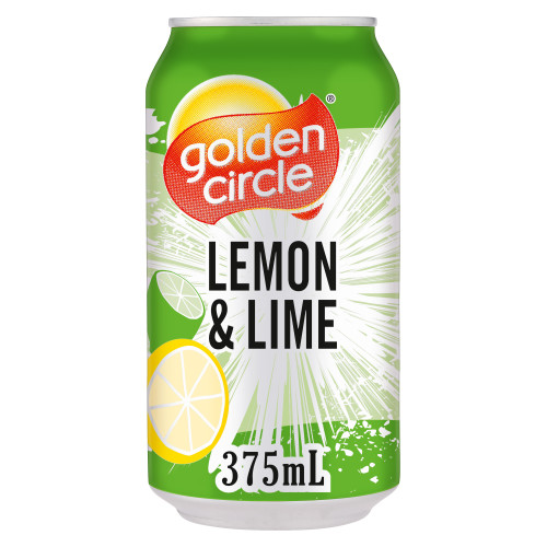  Golden Circle® Lemon & Lime Soft Drink 375mL 