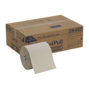 Georgia Pacific, SofPull®, 1000ft Roll Towel, 1 ply, Natural