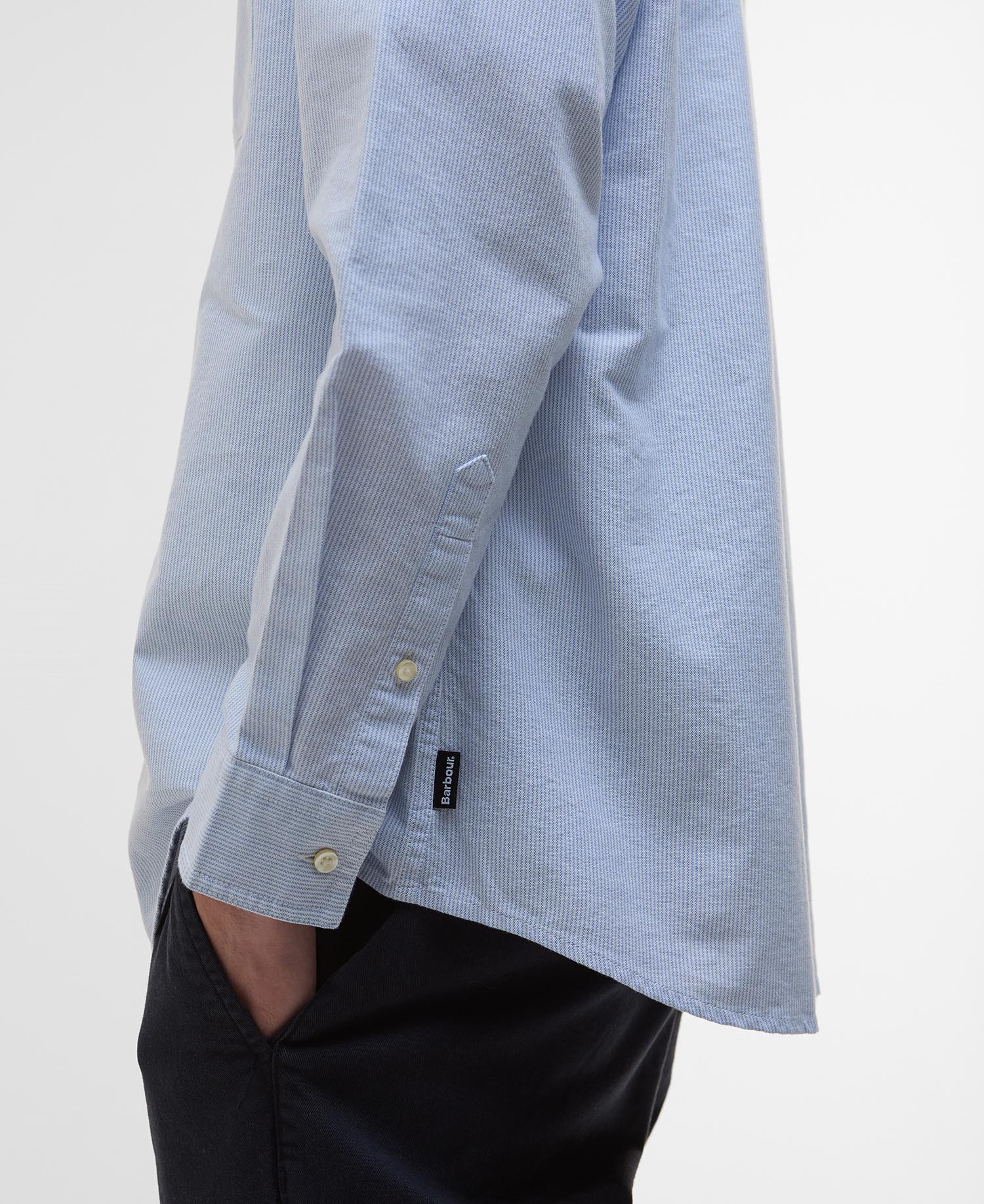 Camicia Oxford oversize a righe Dunand image number 5