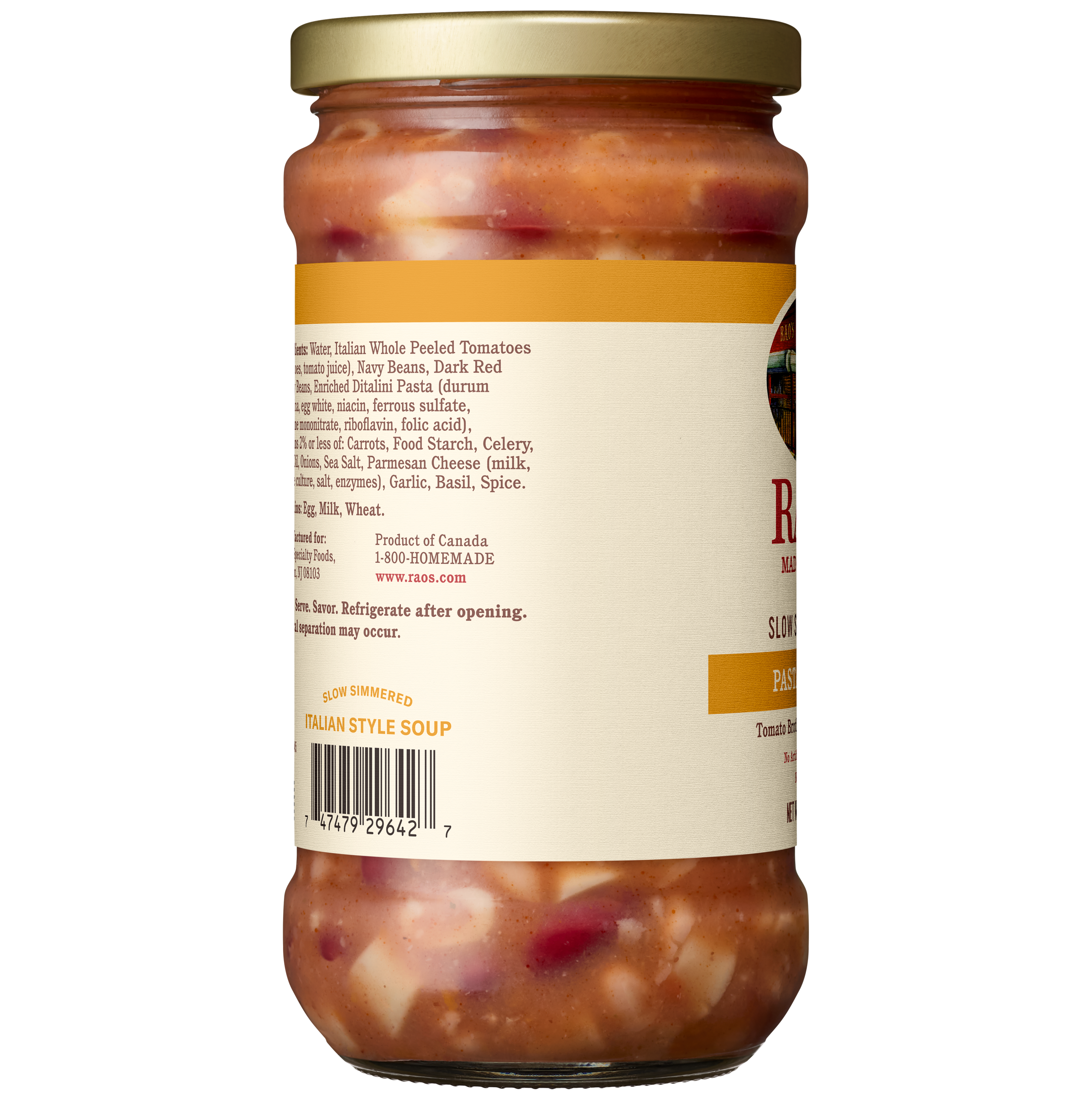 Pasta & Fagioli Soup, 15.5 oz - Left Image