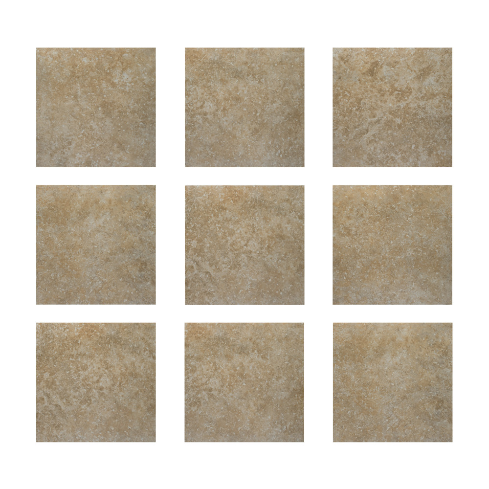 Roma Noce 13 in. x 13 in. Porcelain Floor and Wall Tile