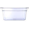Carlisle, StorPlus, Polycarbonate Food Pan 1/2 Size, 6" Deep, Clear