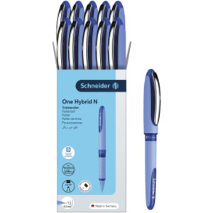One Hybrid N Rollerball, 0.3 mm, Box of 10 Pens, Blue Ink
