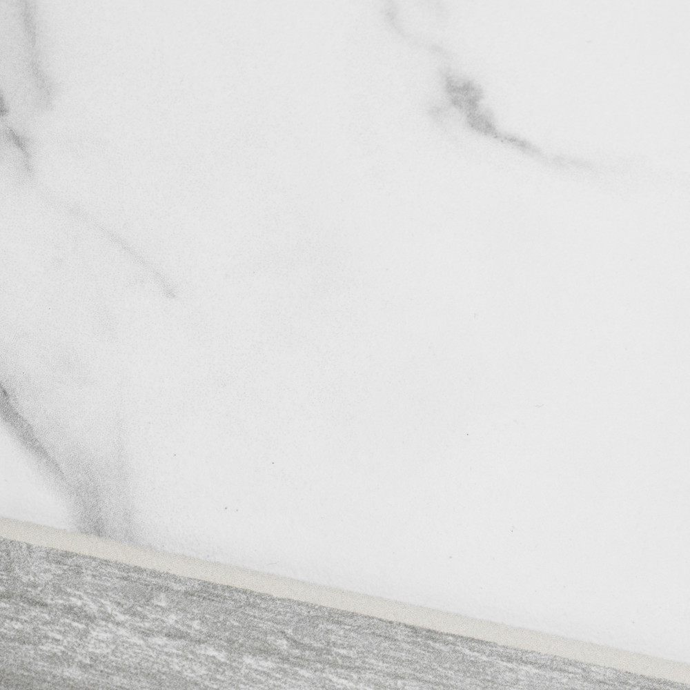 Marwood Panal Calacatta with Grey Picket 8-5/8 in. x 9-7/8 in. Porcelain Floor and Wall Tile