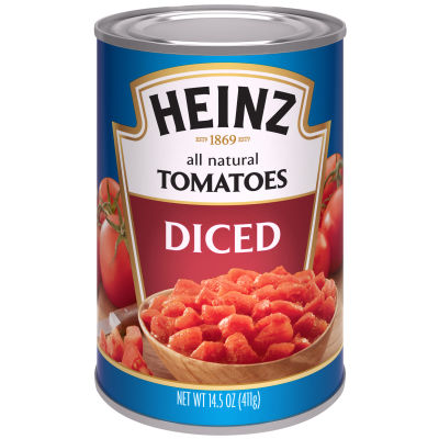 Heinz All Natural Diced Tomatoes 14.5 oz Can