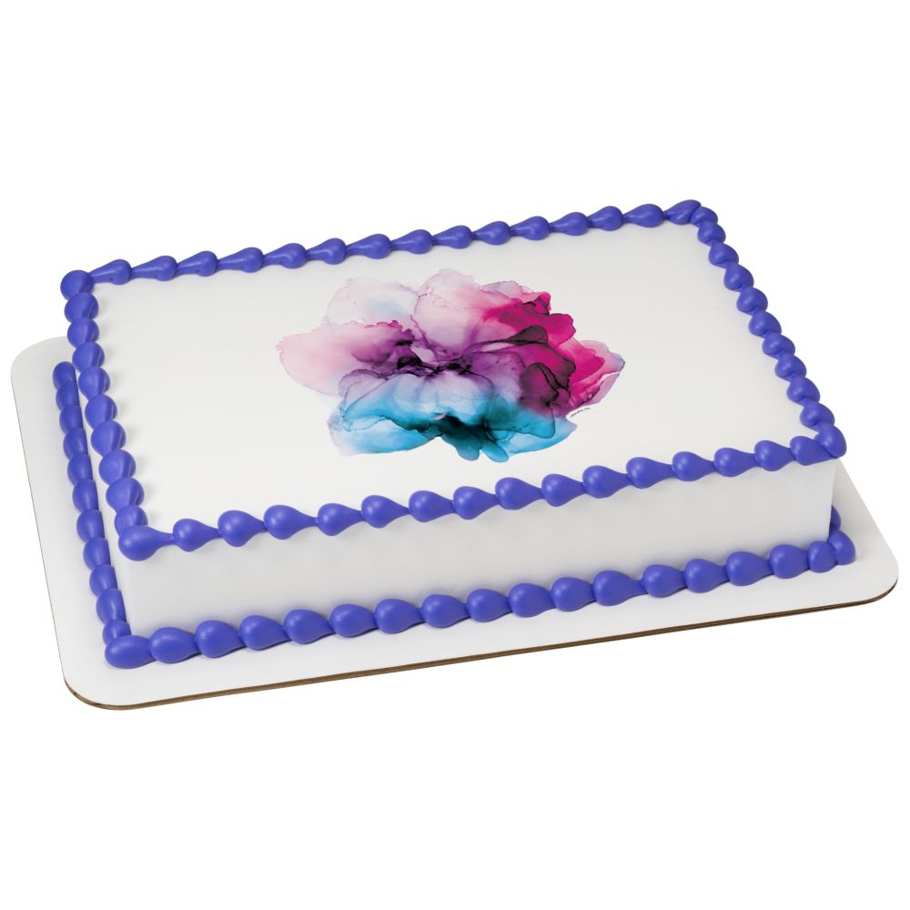 Image Cake Abstract Watercolor