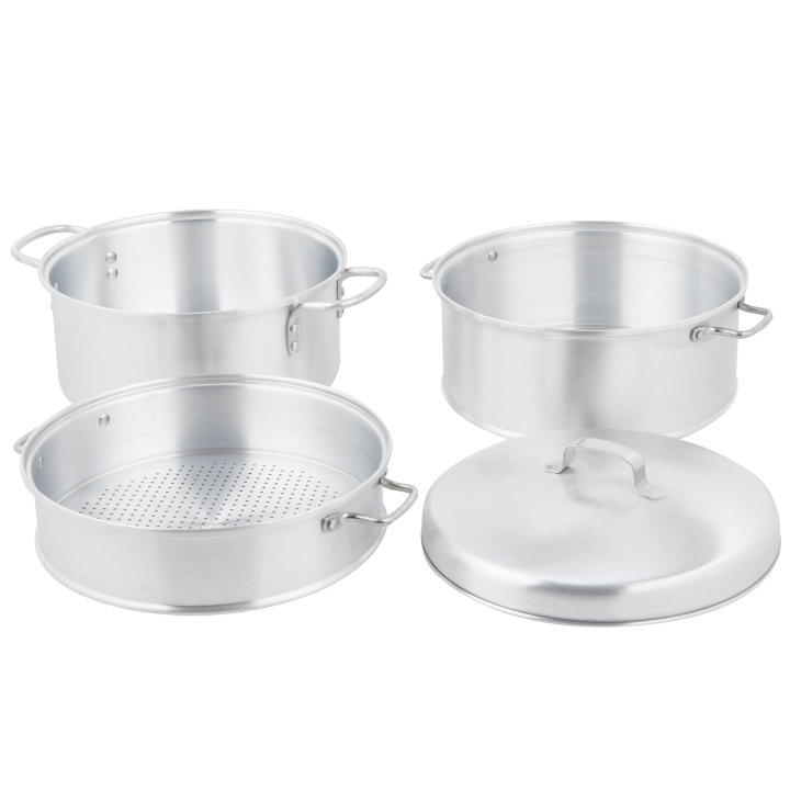 3-tier 4-piece 5-quart Wear-Ever® aluminum steamer set