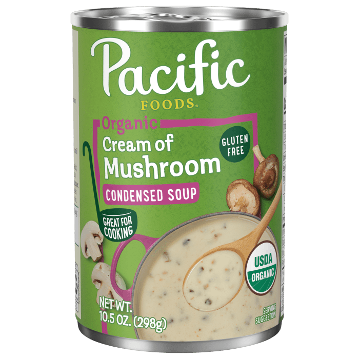 Organic Cream of Mushroom Soup