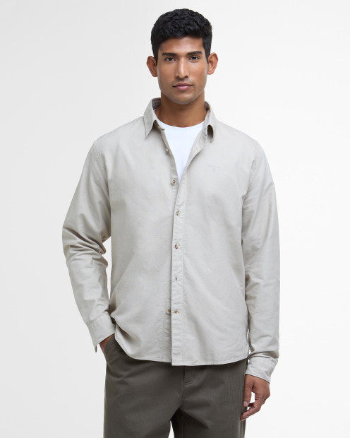Garment Dyed Oxford Relaxed Long-Sleeved Shirt Mist