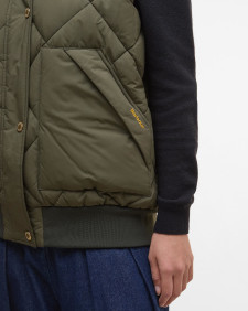 Weste Becky Olive/Ancient Tartan