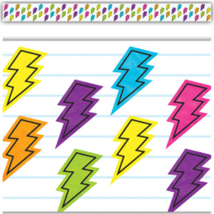 Brights 4Ever Lightning Bolts borde recto, 35 pies